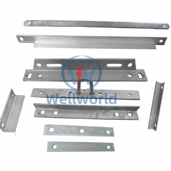 Hot Dip Galvanized Steel CrossArm For Overhead Line Accessories