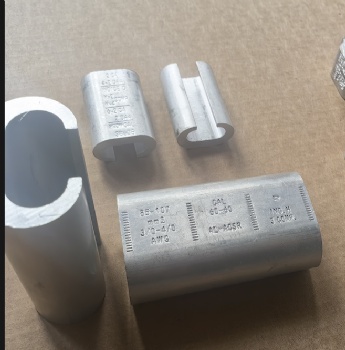 Soft aluminum C type clamp -  CONECTOR DE COMPRESION YC