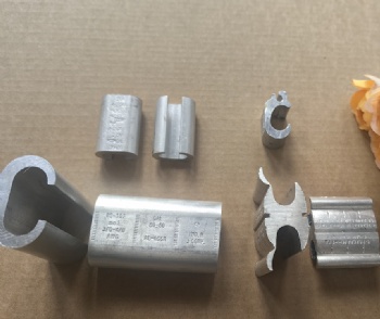Soft aluminum C type clamp -  CONECTOR DE COMPRESION YC