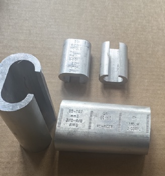 Soft aluminum C type clamp -  CONECTOR DE COMPRESION YC